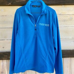 Eddie Bauer Pullman & Comely Blue Fleece Medium
